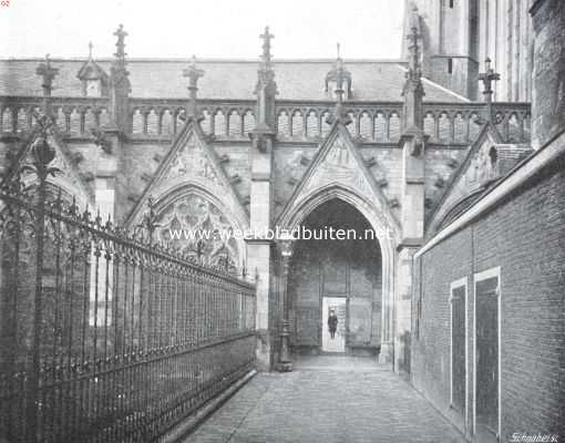 Utrecht, 1913, Utrecht, Een gedeelte van de kloostergang te Utrecht