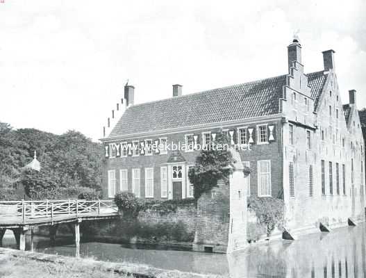 Groningen, 1913, Uithuizen, Menkema. Voorgevel en zuidzijde