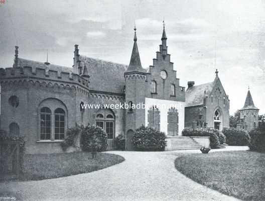 Noord-Brabant, 1913, Boxtel, Het kasteel te Boxtel. Cour