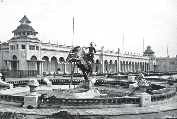 Belgi, 1913, Gent, Het Engelsche Paviljoen op de Wereldtentoonstelling te Gent