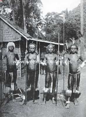 Indonesi, 1913, Pulau Jamdena, Vier jongens van Jamdena, Tanimber-eilanden