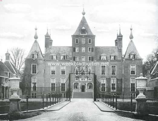 Utrecht, 1913, Renswoude, Het kasteel Renswoude, voorzijde