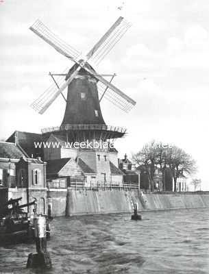 Zuid-Holland, 1913, Gorinchem, Molen aan de Lek te Gorinchem