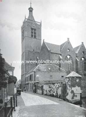 Utrecht, 1913, Vianen, Vianen. Gezicht op de Hervormde Kerk