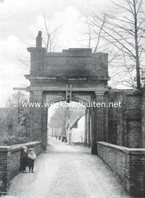 Utrecht, 1913, Vianen, Overblijfselen van kasteel Batenburg bij Vianen