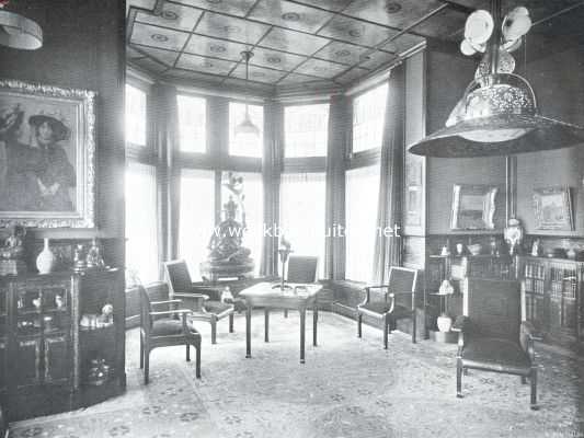 Nederland, 1913, Onbekend, Hollandsche Kunstnijverheid. De zuidzijde van dezelfde door Th. Nieuwenhuis ontworpen kamer