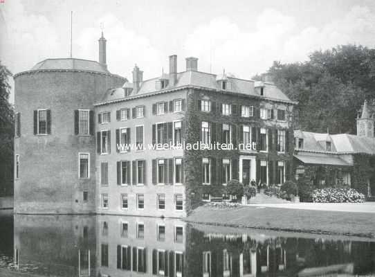 Gelderland, 1913, Arnhem, Het kasteel en de heerlijkheid Rosendaal. Het kasteel Rosendaal. Voor- en zijgevel