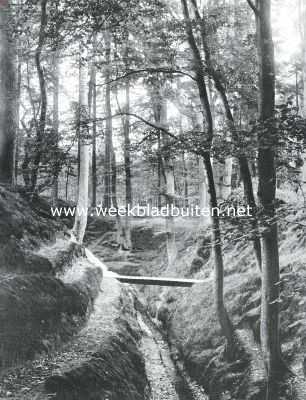 Gelderland, 1913, Arnhem, Het kasteel Rosendaal. De Zwitsersche vallei