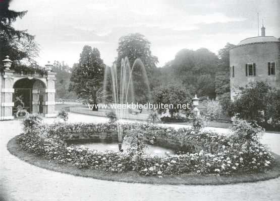 Gelderland, 1913, Arnhem, In de tuinen van het kasteel Rosendaal