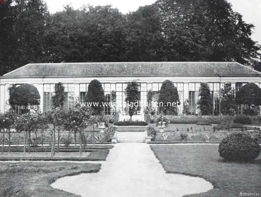 Gelderland, 1913, Arnhem, Het kasteel Rosendaal. De oranjerie