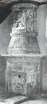 Nederland, 1913, Onbekend, Het werk van Willem Brouwer. Schoorsteen van aardewerk in huize 