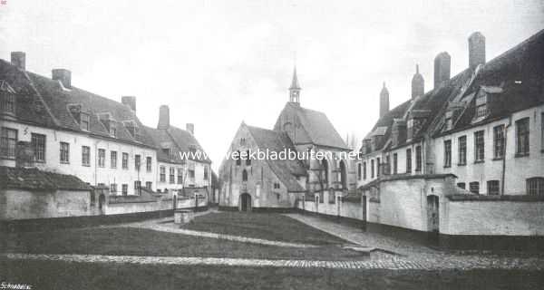 Belgi, 1913, Diksmuide, Diksmuide. Het Begijnhof