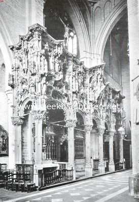 Belgi, 1913, Diksmuide, Het befaamde oksaal in de St. Nicolaaskerk te Diksmuide
