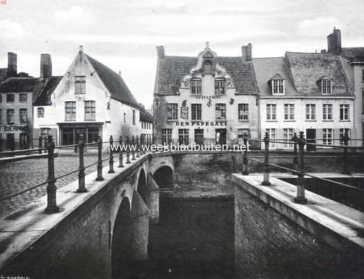 Belgi, 1913, Diksmuide, Een oud hoekje te Diksmuide. Rechts: herberg 