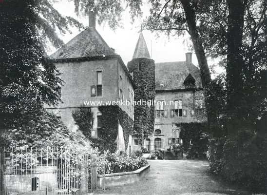 Gelderland, 1913, Vorden, Het Huis te Vorden. Gezien van de zuidzijde. De oorspronkelijke voorgevel