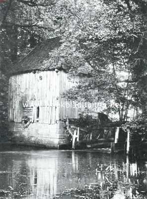 Gelderland, 1913, Vorden, Het Huis te Vorden. De oude watermolen bij 't Huis te Vorden