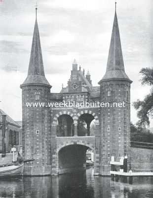 Friesland, 1913, Sneek, De Waterpoort te Sneek, een der fraaiste monumenten, die door toedoen van Victor de Stuers behouden zijn