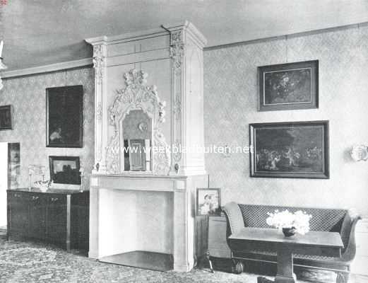 Gelderland, 1913, Vorden, Wand van den eetzaal in het Huis 