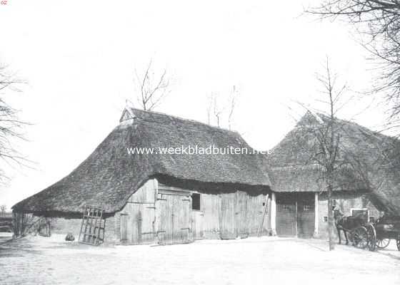 Nederland, 1913, Angeren, Sloopend herboren-Nederland. Verdwenen oud-Drentsche hoeve te Angeren