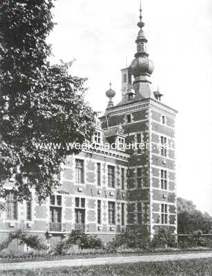 Limburg, 1913, Eysden, Kasteel Eysden. Zijgevel met hoofdtoren