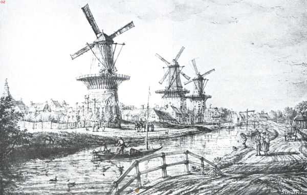 Sloopend herboren-Nederland. IV. Een eeuw slooperswerk in Den Haag. De Westermolens bij de Loosduinsche brug, thans alle verdwenen