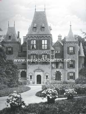 Zuid-Holland, 1914, Lisse, De voorgevel van kasteel 