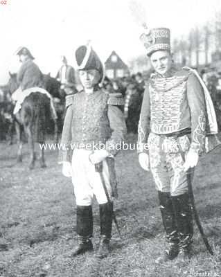 Zuid-Holland, 1914, Gorichem, De onafhankelijkheidfeesten te Gorichem. De prins van Oranje en zijn adjudant
