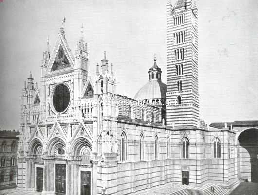 Itali, 1914, Siena, Siena, de droomstad. De kathedraal te Siena