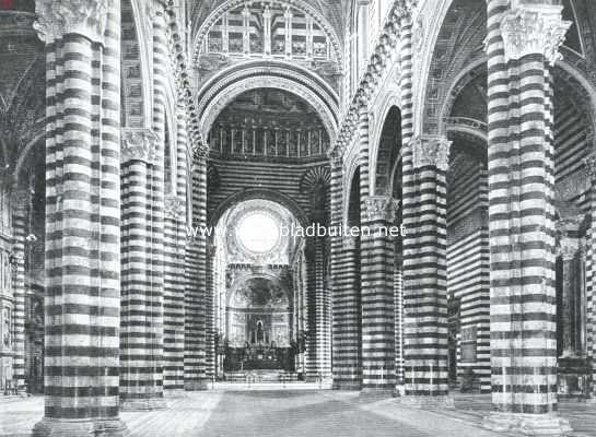 Siena, de droomstad. De kathedraal van Siena van binnen