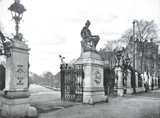 Noord-Holland, 1914, Amsterdam, De halve eeuw van het Vondelpark. De ingang van het Vondelpark aan de Stadhouderskade