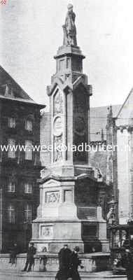 Noord-Holland, 1914, Amsterdam, De terechtstelling van Naatje Eendracht. Naatje nog onbewust van den smaad, die haar weldra zal aangedaan worden, eenige dagen vr de terechtstelling