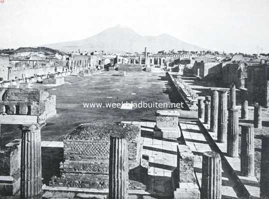 Itali, 1914, Pompeii, Het Forum te Pompeji