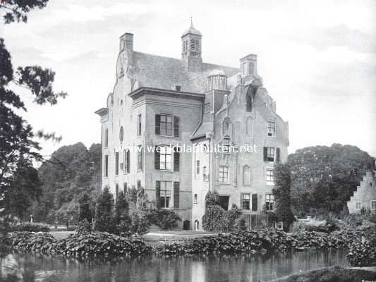 Gelderland, 1914, Loenen, Het kasteel Ter Horst. Achterzijde