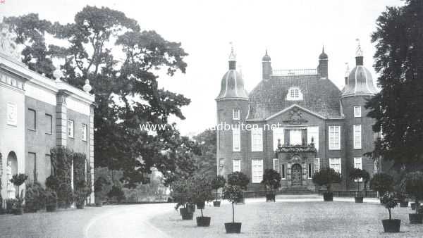 Gelderland, 1914, Velp, Het kasteel Biljoen. Front met voorplein