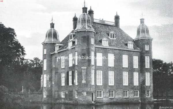 Gelderland, 1914, Velp, Het kasteel Biljoen. Achterzijde