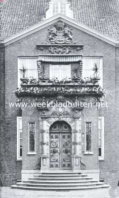 Gelderland, 1914, Velp, Het kasteel Biljoen. Middengedeelte van den voorgevel