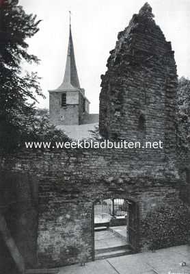 Zuid-Holland, 1914, Hillegersberg, Kijkje van de rune te Hillegersberg op den kerktoren