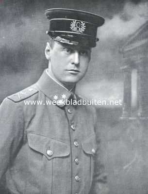Nederland, 1914, Onbekend, Kapitein J Fabius. De kranige jonge artillerie-kommandant van Durazzo