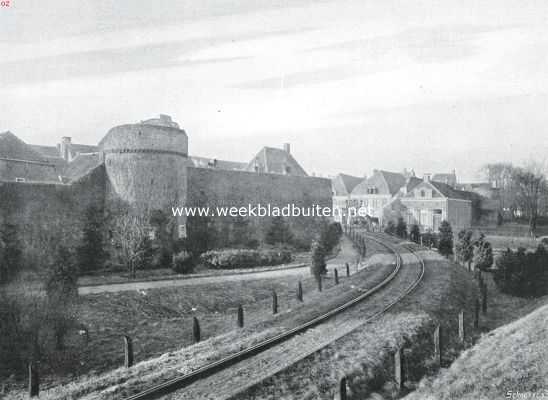 Gelderland, 1914, Elburg, Elburg. Bij de wallen van Elburg