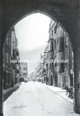 Itali, 1914, Sterzing, Sterzing. Kijkje in de hoofdstraat