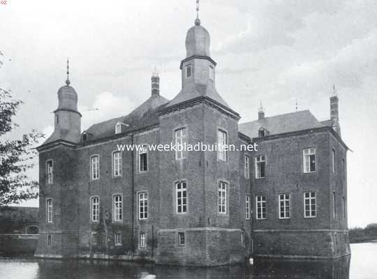 Limburg, 1914, Swalmen, Het kasteel Hillenrade te Swalmen. De achtergevel met linkerzijvleugel