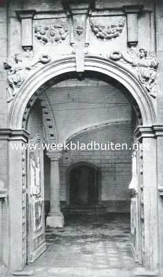 Belgi, 1914, Veurne, Veurne. Ingang van het Gerechtshof