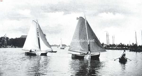 Friesland, 1914, Onbekend, Friesland's water. Zondags op de Pikmeer