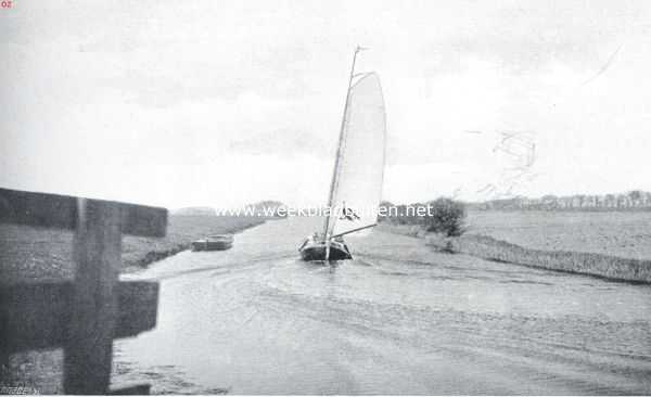 Friesland, 1914, Onbekend, Friesland's water. Op weg naar de meren