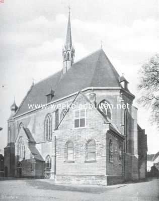Gelderland, 1914, Harderwijk, Harderwijk en zijne voormalige Academie. De gerestaureerde Catharinakerk, een der weinige dubbelkerken in ons land