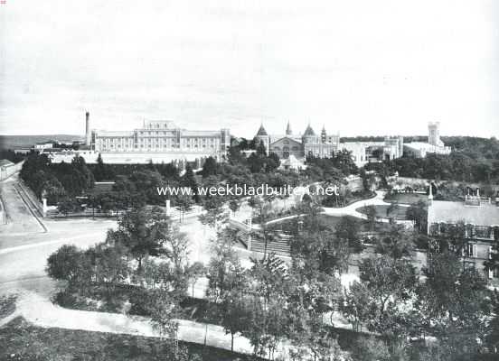 Frankrijk, 1914, Reims, In de buitenwijken van Reims, welke stad, eerst door de Duitsche troepen zonder eenige tegenstand was bezet, na den slag bij de Marne vermoedelijk weder door hen is ontruimd