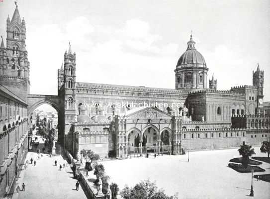 Itali, 1914, Palermo, De kathedraal van Palermo