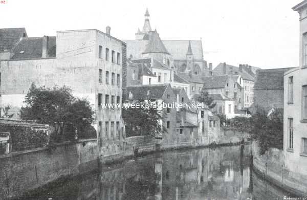 Belgi, 1914, Mechelen, Mechelen. De Dijle