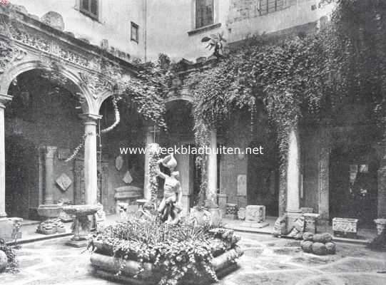 Itali, 1914, Palermo, Palermo-Mon Reale. Eerste binnenplaats van het Nationale Museum te Palermo