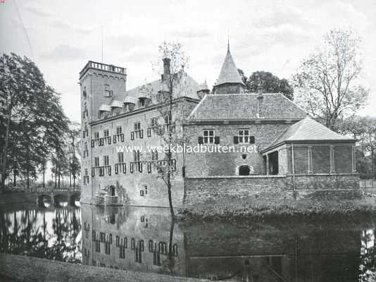 Het kasteel Nyenrode. Noord-Westzijde